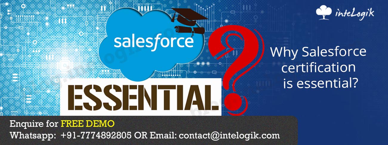 Why Salesforce certification is essential?