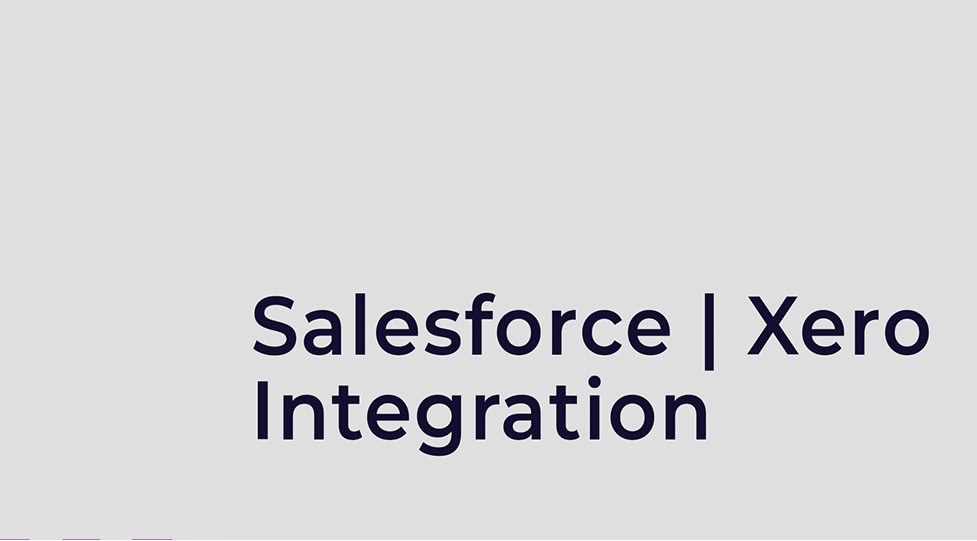 Salesforce & Xero Integration