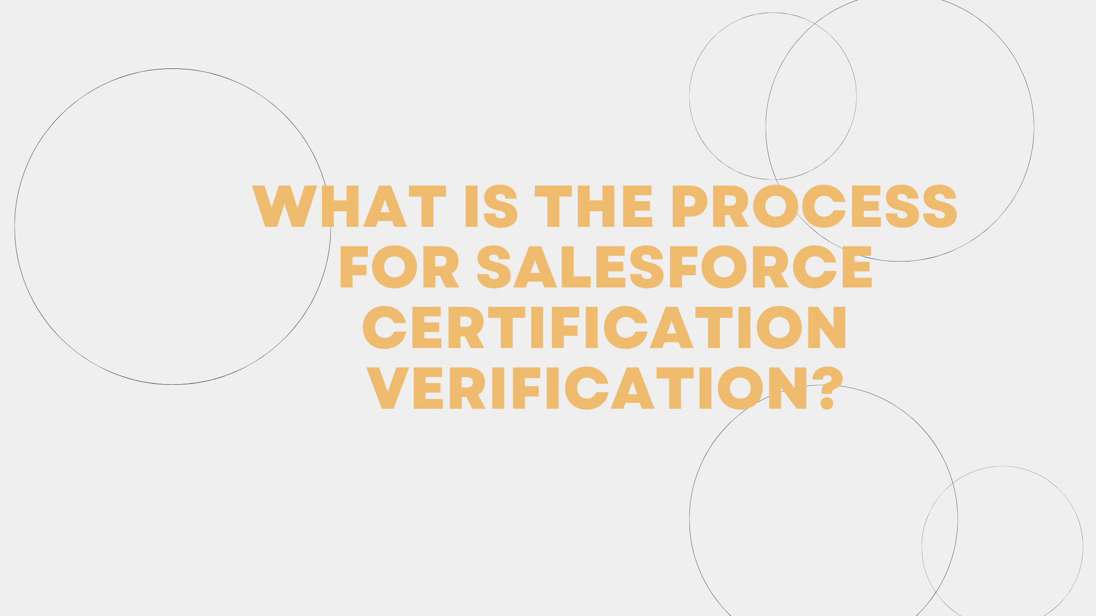 What Is The Process For Salesforce Certification Verification